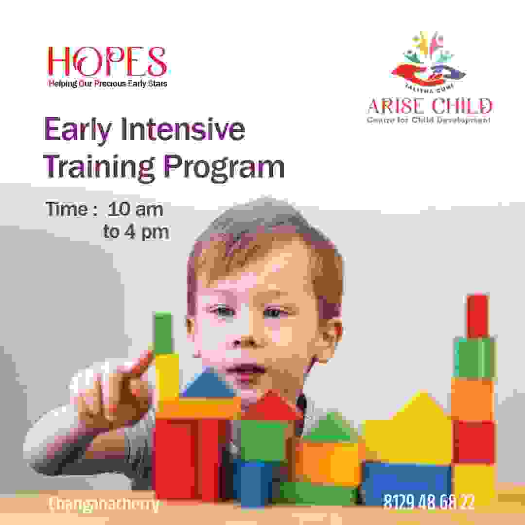   Early intensive training program